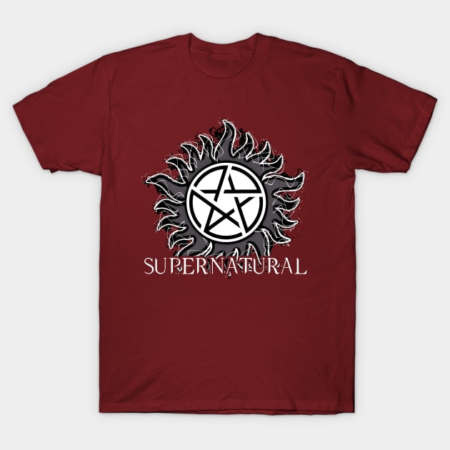 Supernatural Logo 2 T-Shirt by karutees